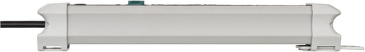 Brennenstuhl 1955133100 Premium-Line Extension Lead 3-way light grey/black 3meter H05VV-F 3G1.5 with switch