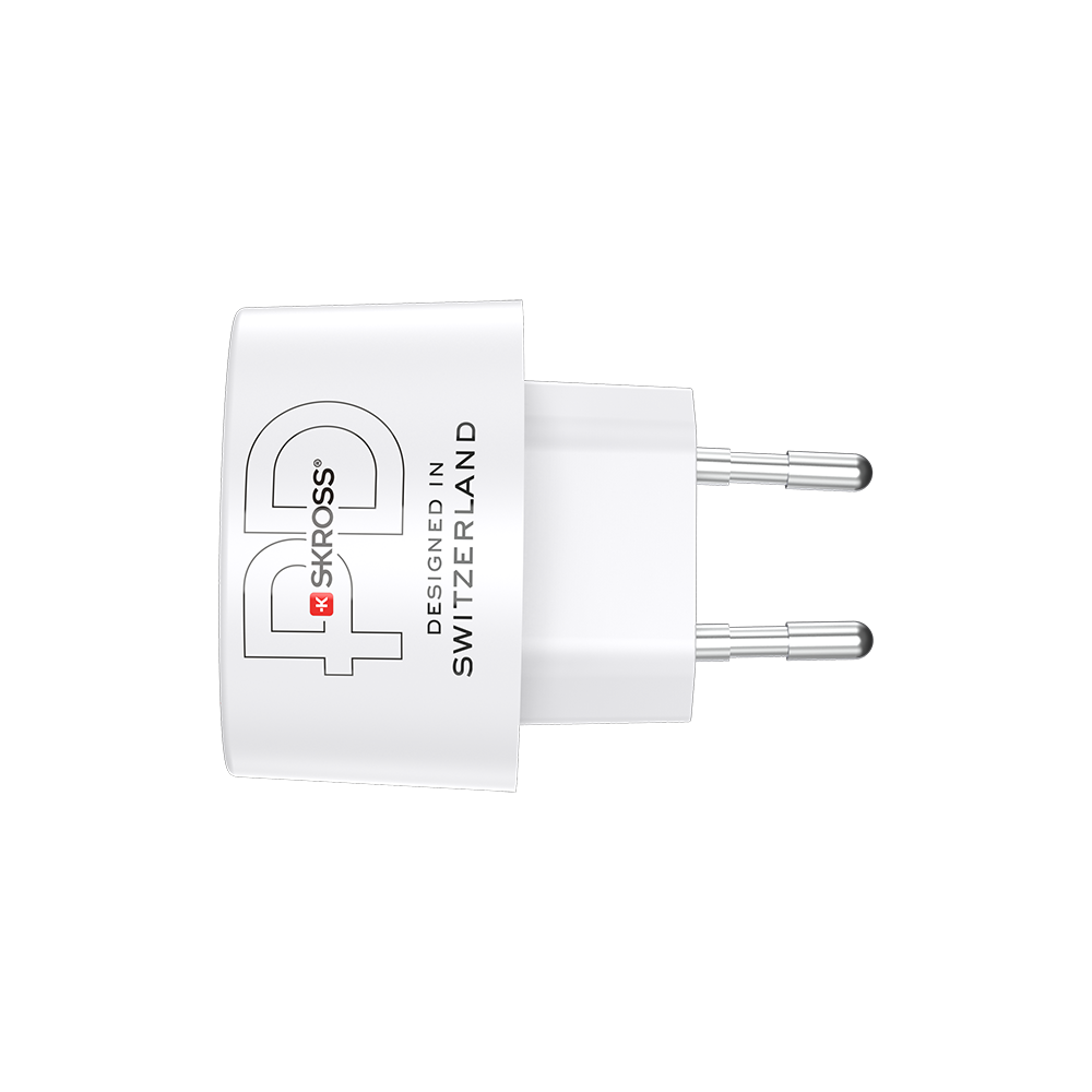 Skross 1302425 Eu Usb Charger Ac65Pd White ,Retail,1Xusb,1Xtypc Pd