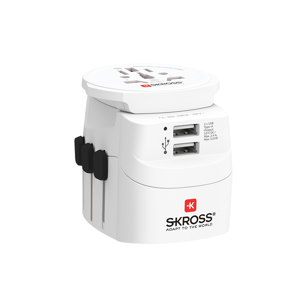 Skross 1302470 Pro Light Usbworld(2Xa)Multiadaptersusb