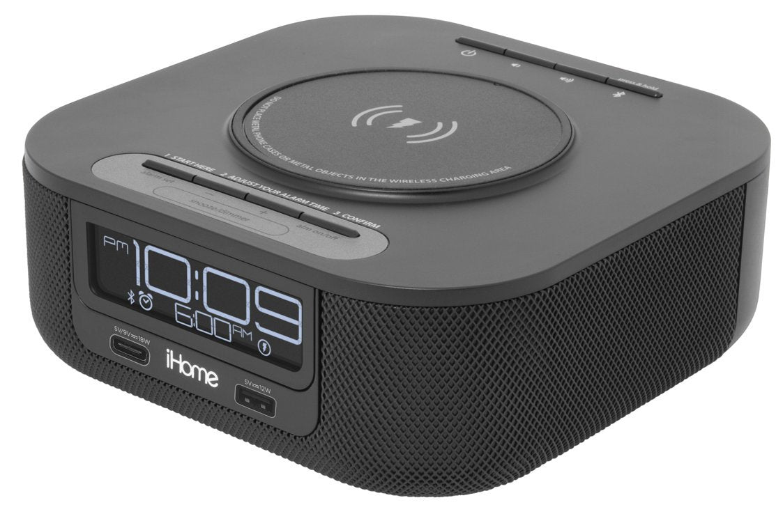 Ihome Wireless Charger Ihome Bluetooth Docking Clock Radio Ihome