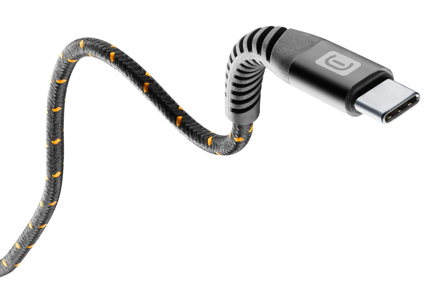 Cellularline USB Kevlar Type C Cable 120Cm Black Tetracabtyc1Mk