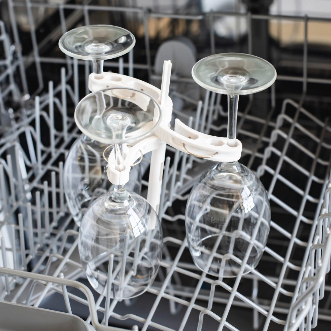 Wine glass holder online dishwasher