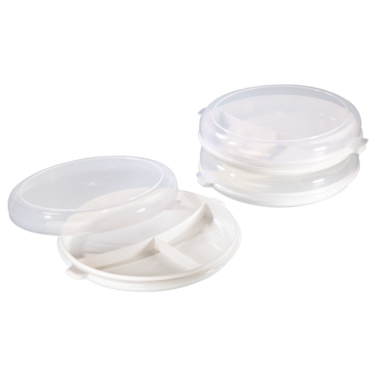 XAVAX 111513 Set of Microwave Plates, 3 parts
