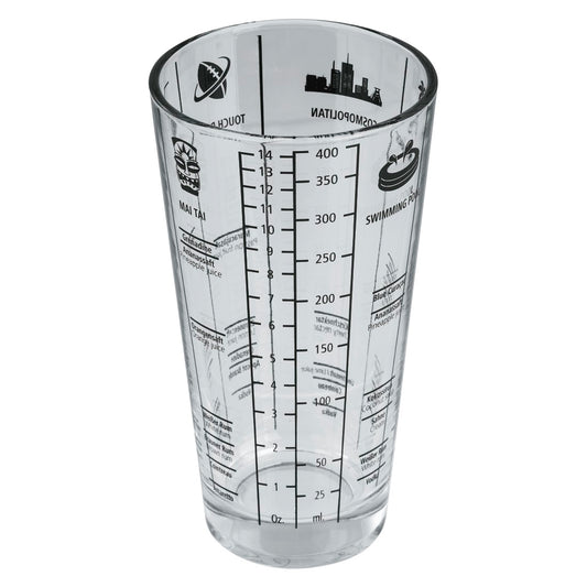 XAVAX 111550 Cocktail Shaker, made of glass, 400 ml