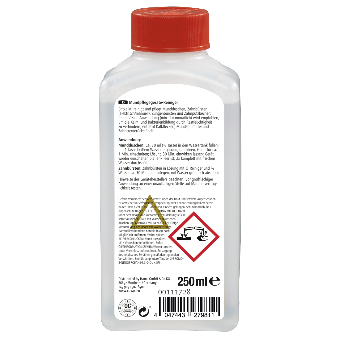XAVAX 111728 Cleaner for Oral Hygiene Devices