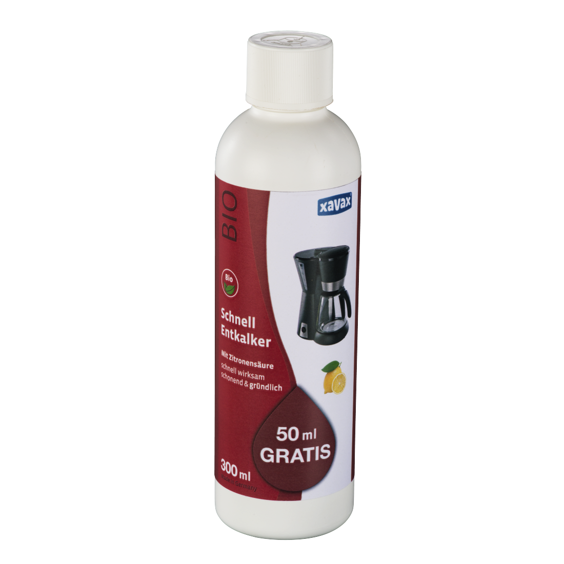 XAVAX 111753 Organic Quick Descaler, Promotional Size, 300 ml