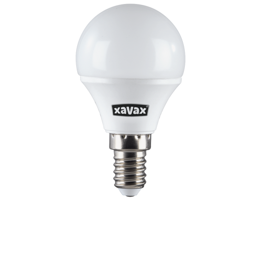 XAVAX 112257 LED Bulb, E14, 250lm replaces 25W, drop bulb, warm white, RA90