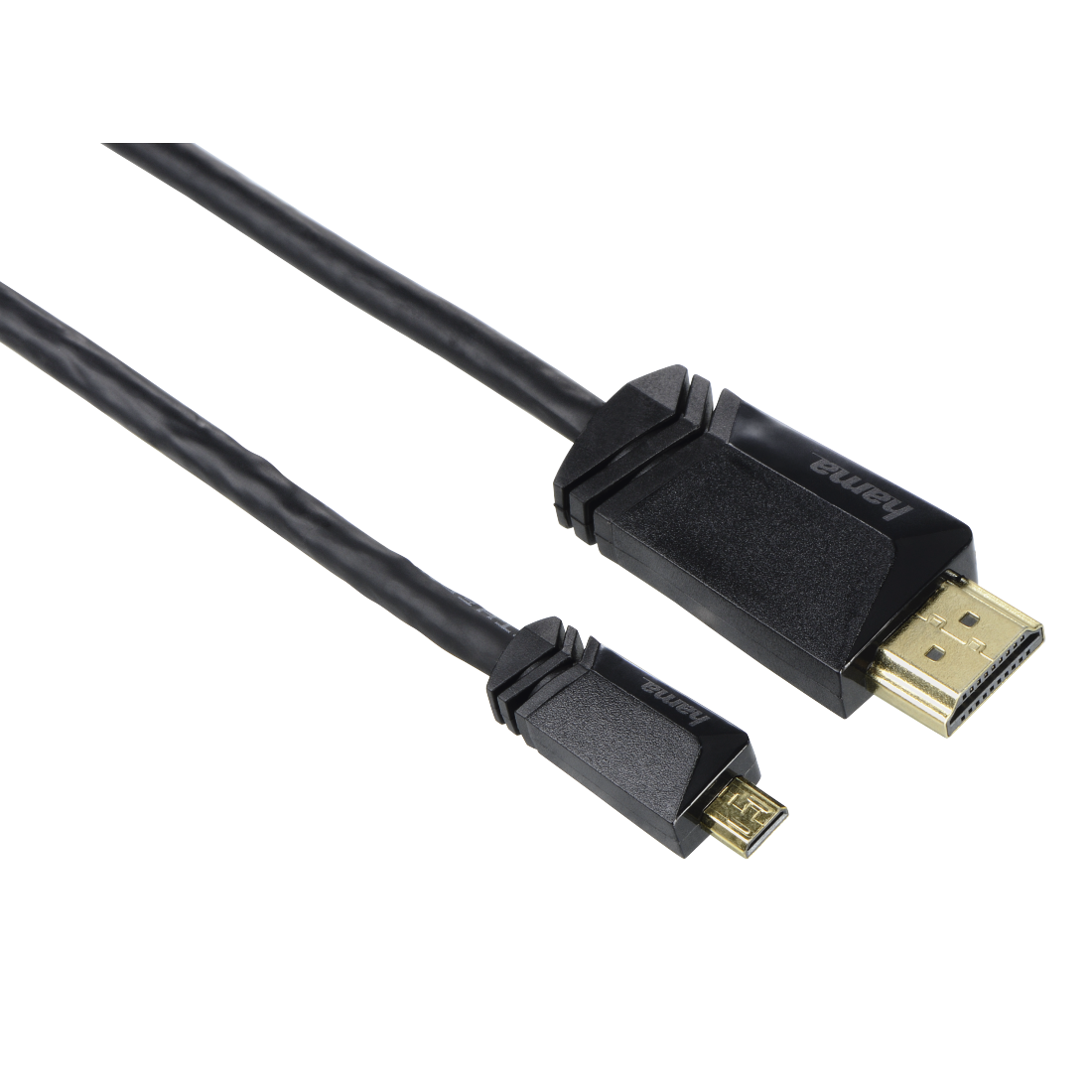HAMA 122120 HIGHSPEED HDMI™ CABLE,TYP A PLUG-TYP D PLUG(MICRO),E-NET,1.5M