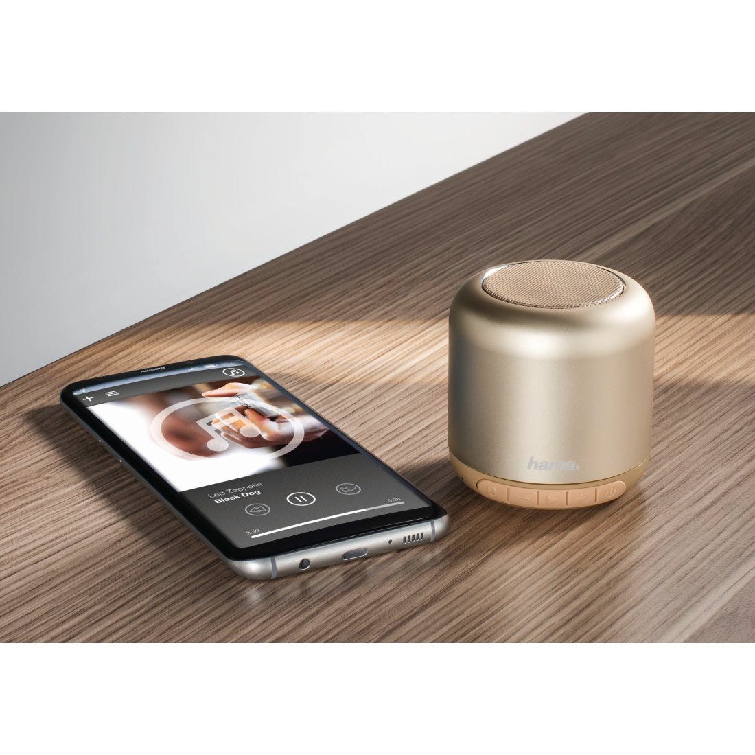 HAMA 173180 "Steel Drum" Mobile Bluetooth® Loudspeaker, gold