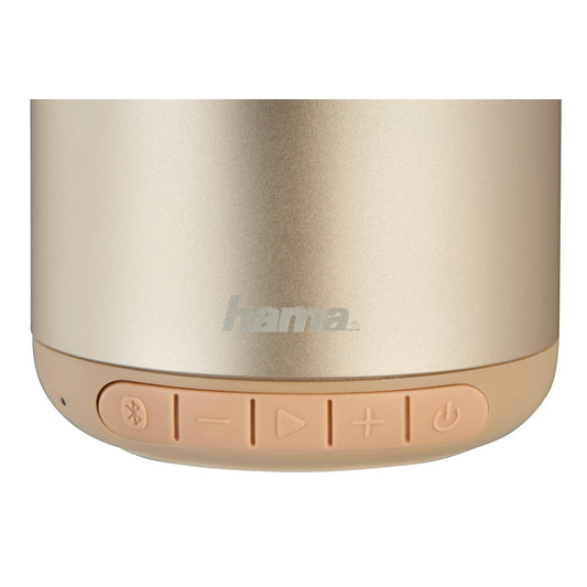 HAMA 173180 "Steel Drum" Mobile Bluetooth® Loudspeaker, gold