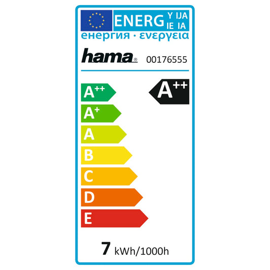 Hama 176555 WiFi LED Filament, E27, 7W, warm white, dimmable