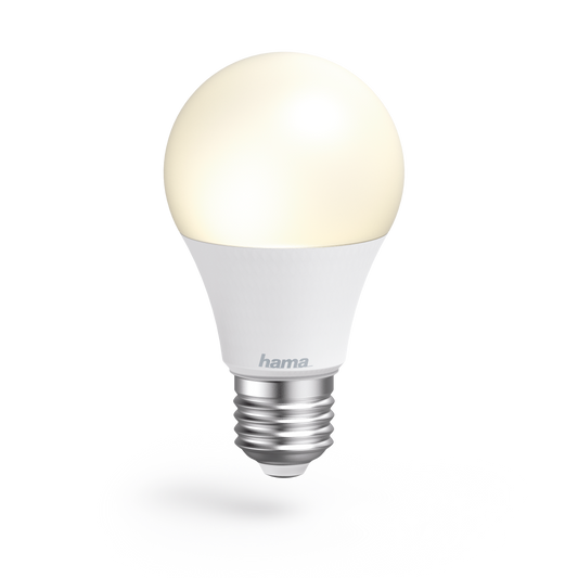 Hama 176581 Hama WLAN LED Lamp, E27, 10 W, RGBW, without Hub, for Voice / App Control