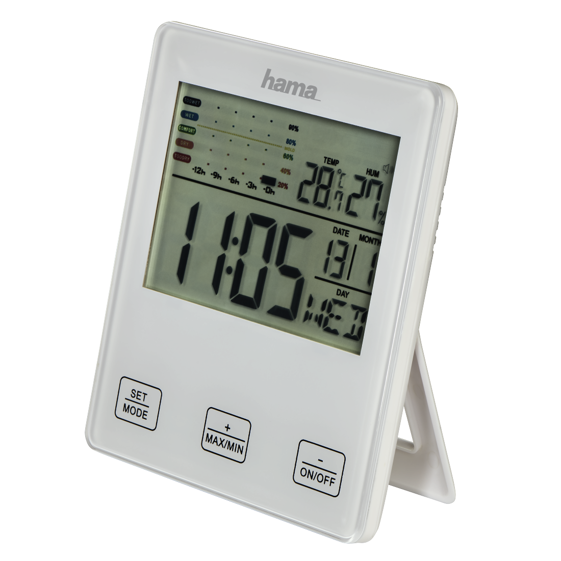 HAMA 176967 Thermo-Hygrometer with Mold Alert 1