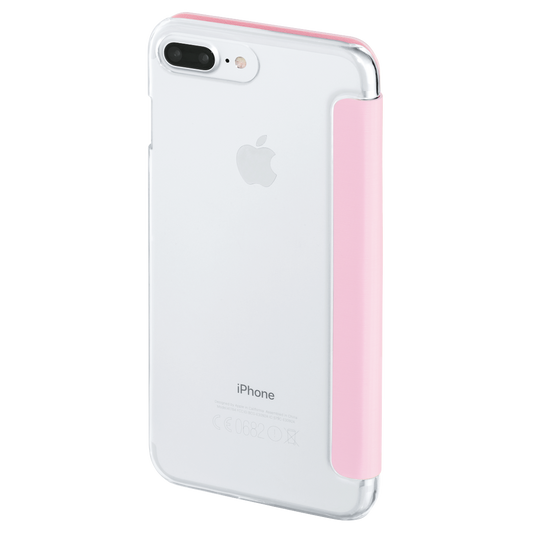 HAMA 177832 "Clear" Booklet Case for Apple iPhone 7 Plus/8 Plus, rose