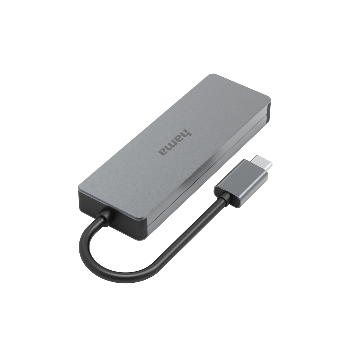 HAMA 200105 USB-C Hub, 4 Ports, USB 3.2 Gen 2, 10 Gbit/s, aluminium