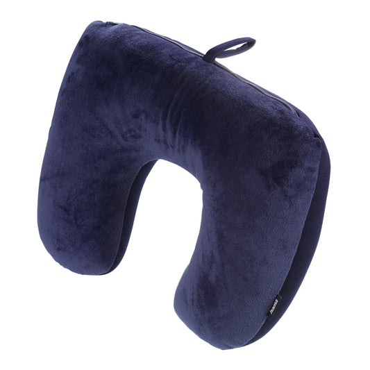 Hama 105366 2in1 micro pearl travel pillow, Dark Blue / Berry
