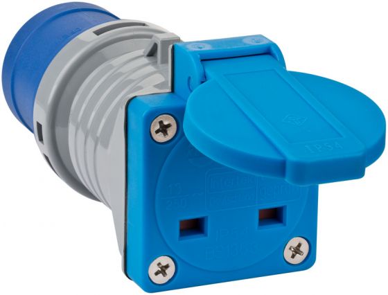 BRENNENSTUHL 1080993 CEE- ADAPTOR 240V/16A on BS 13A