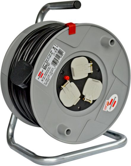 BRENNENSTUHL 1098413001 EXTN CABLE REEL 50M GREY