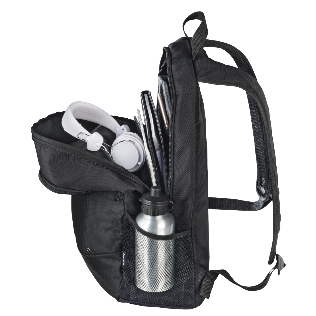 HAMA 101908 "Cape Town" 2in1 backpack, notebooks 40 cm / 15.6 "BLACK-BLUE