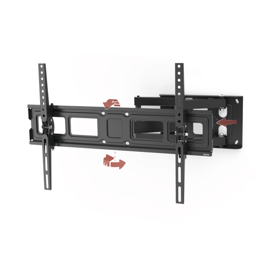 Hama 118126 FULLMOTION TV Wall Bracket, 213 cm (84"), scissor arms, black