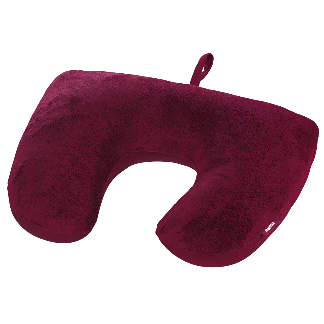 Hama 105366 2in1 micro pearl travel pillow, Dark Blue / Berry