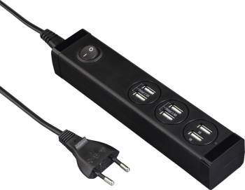 Hama 121966 6-FOLD USB CHARGING STATION