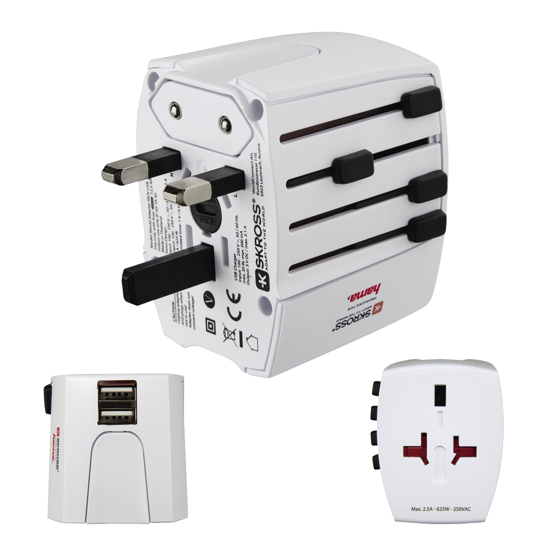 HAMA 128226 USB WORLD TRAVEL ADAPTER