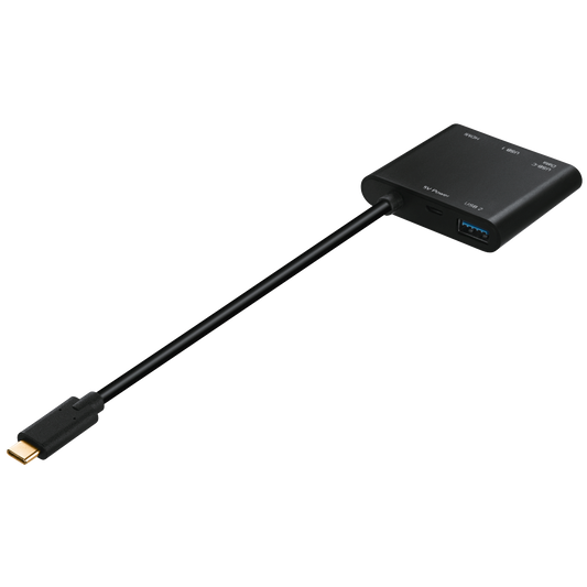 HAMA 135729 4IN1 USB-C MULTIPORT ADAPTER FOR 2XUSB 3.1,HDMI™& USB-C(DATA)
