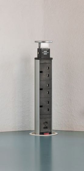 BRENNENSTUHL 1396203013 TOWER PWR 3 SOCKT+USB,2M