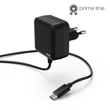 HAMA 178309 CHARGER, USB TYPE-C, POWER DELIVERY PD, 3A, BLACK