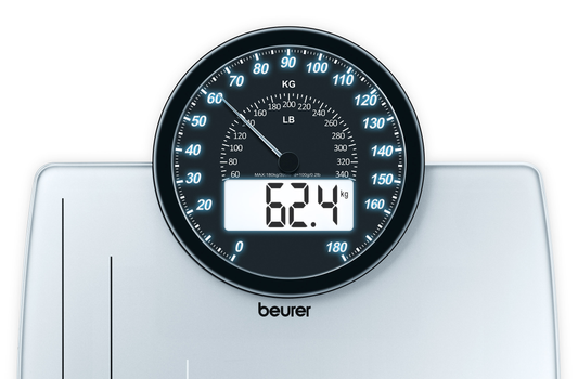 BEURER GS58 DUAL DISPLAY BATHROOM SCALE