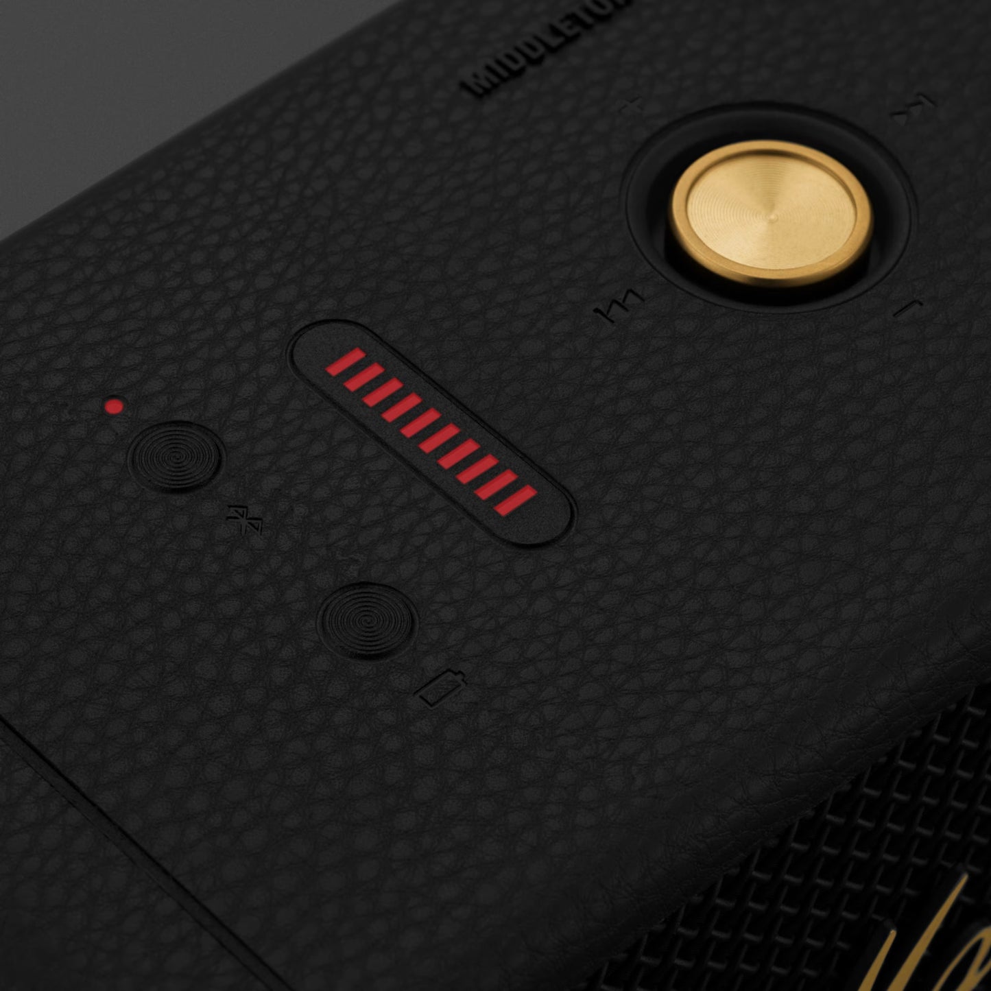 Marshall Middleton Portable Bluetooth Speaker with 20+ Hours of Portable Playtime, 360° Sound, Dust & Waterproof (IP67)