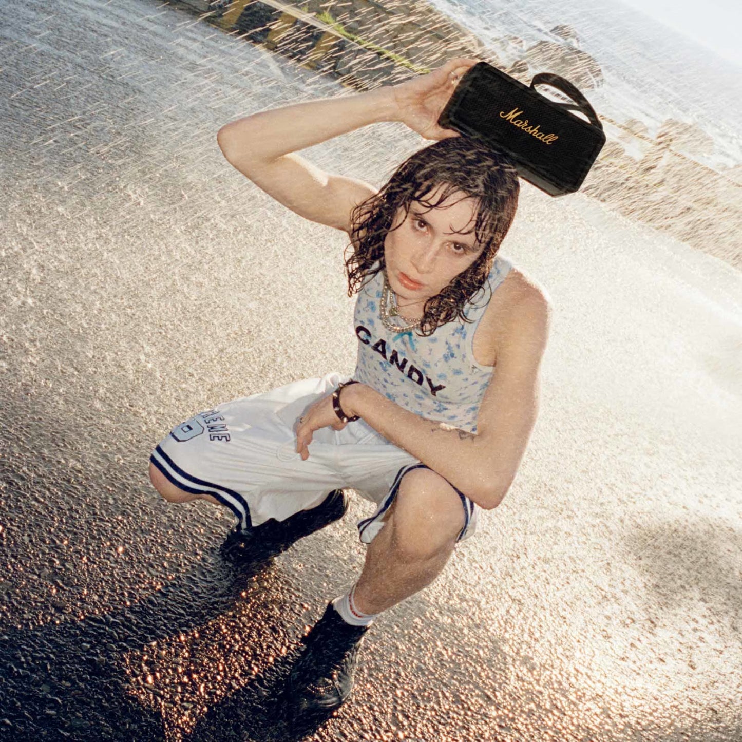 Marshall Middleton Portable Bluetooth Speaker with 20+ Hours of Portable Playtime, 360° Sound, Dust & Waterproof (IP67)
