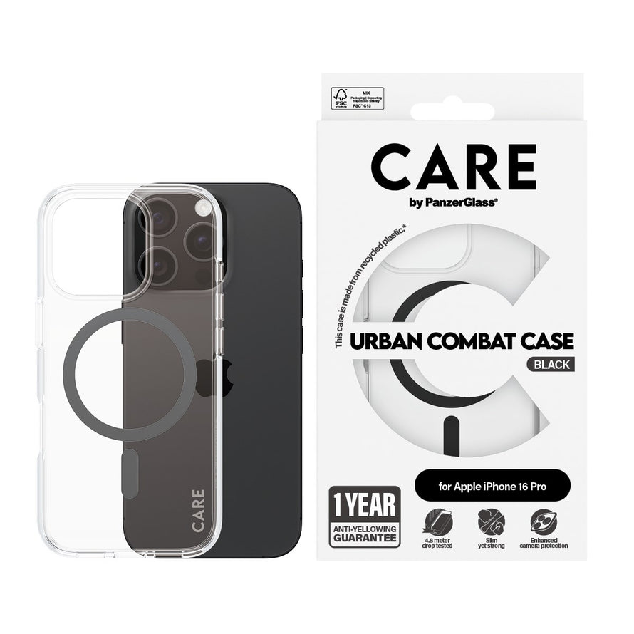 Panzerglass® 1346 Case Flagship Black Magsafe Iphone 16 Pro
