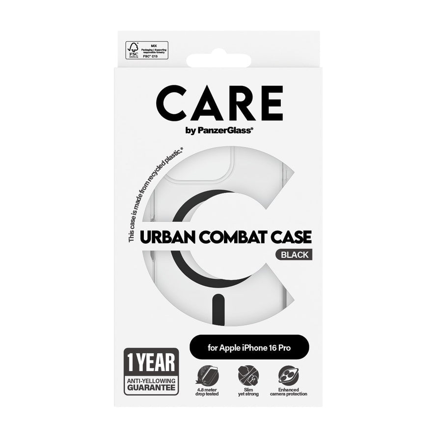 Panzerglass® 1346 Case Flagship Black Magsafe Iphone 16 Pro