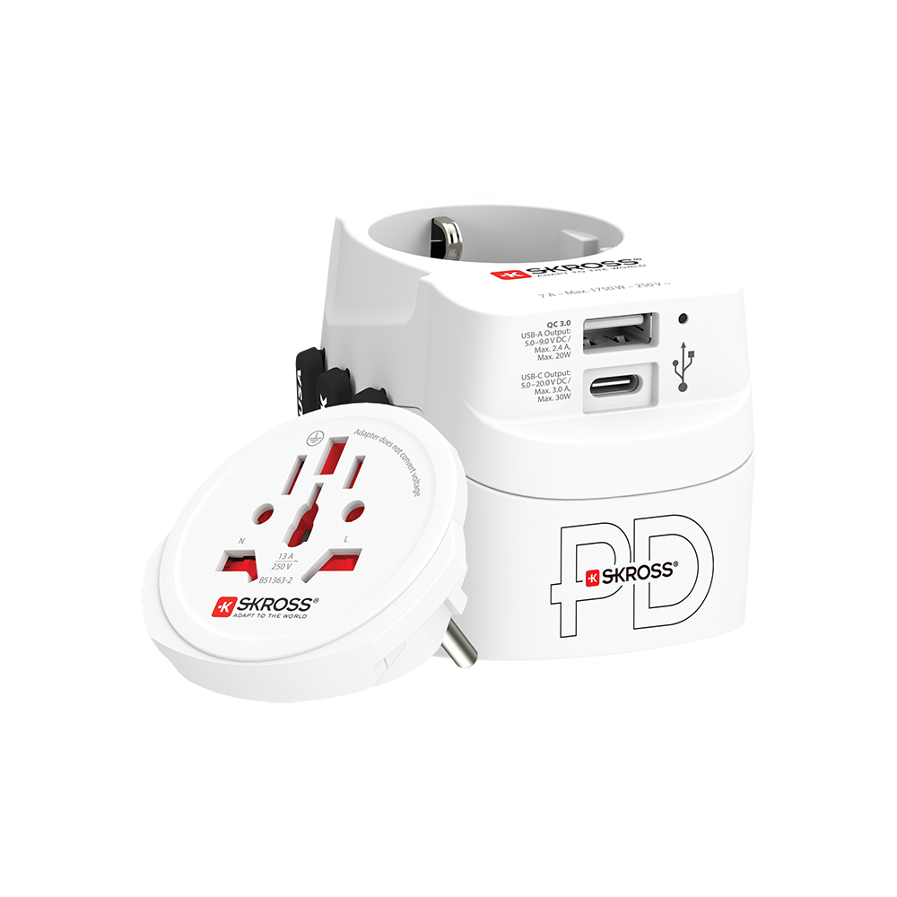 Skross 1302473 Pro Light Usb Ac30W Pd World