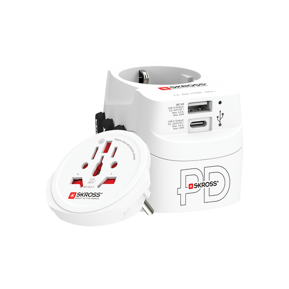 Skross 1302473 Pro Light Usb Ac30W Pd World