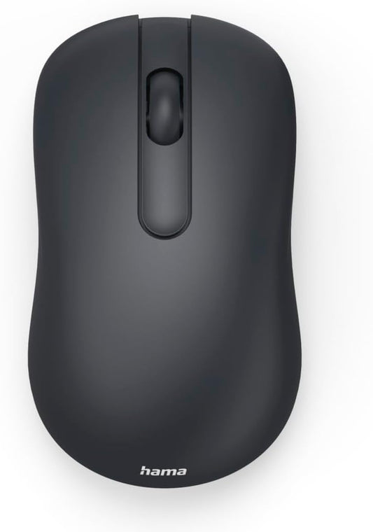 Hama 173073 “WM-100” Mouse, Cordless,Optical,3 Buttons,W/O Click Noise,black