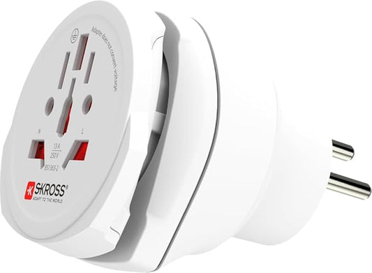 Skross 1500231-E Combo World To Uk Single Adapter