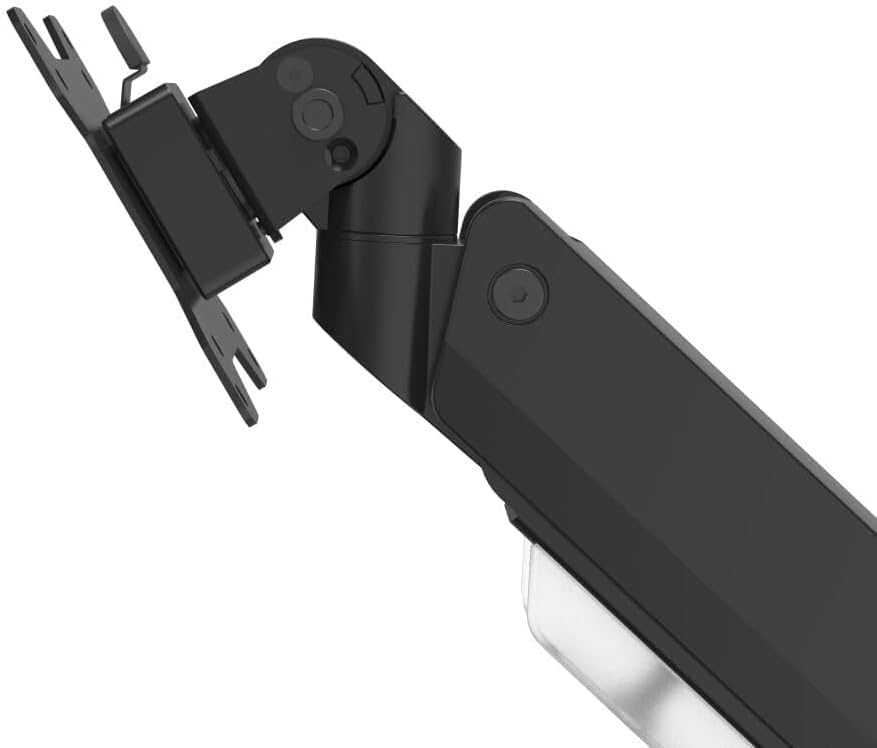 Hama 118497 FullMotion Monitor Arm,Gas Spring,89 cm(35"),1 Arm,Aluminium/Steel,black