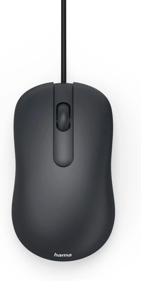 Hama 173072 “CM-100” USB Mouse,Optical,3 Buttons,W/O Click Noise,Cable,black