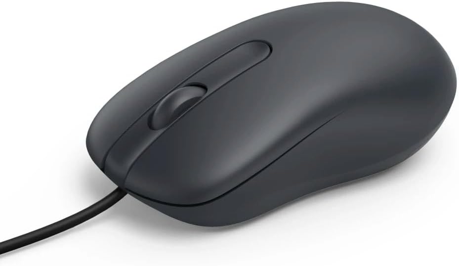 Hama 173072 “CM-100” USB Mouse,Optical,3 Buttons,W/O Click Noise,Cable,black