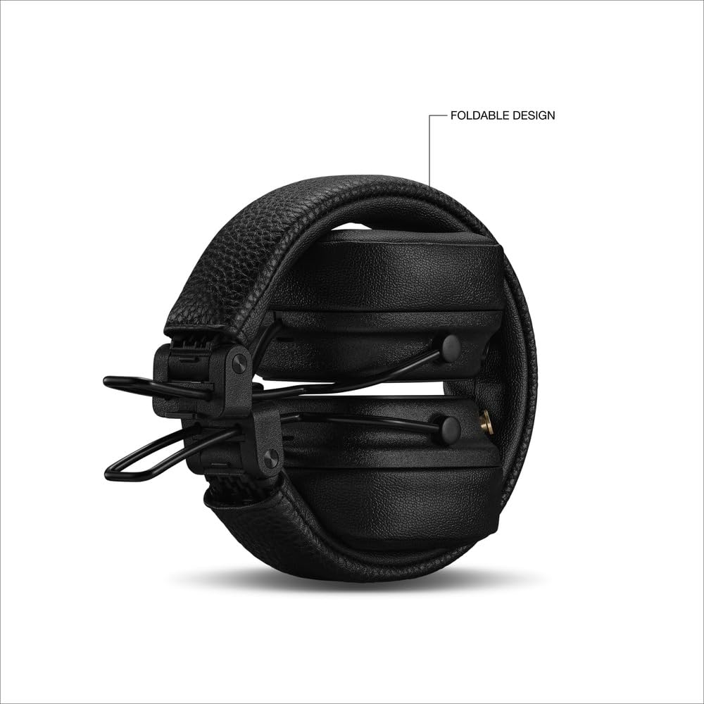 Marshall MAJOR V Wireless on-ear headphones with 100+ hours of playtime.