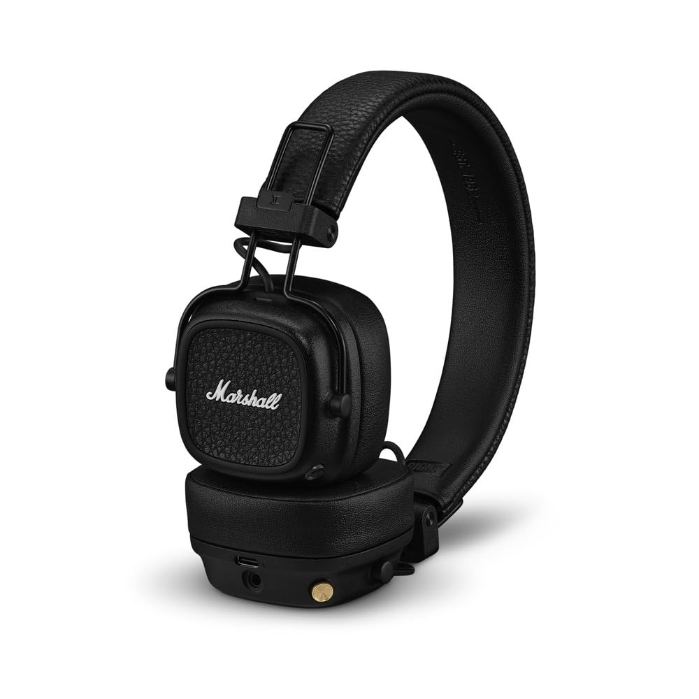 Marshall MAJOR V Wireless on-ear headphones with 100+ hours of playtime.