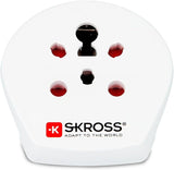 Skross 1500217-E India-Denmark To Europe Single Adapter