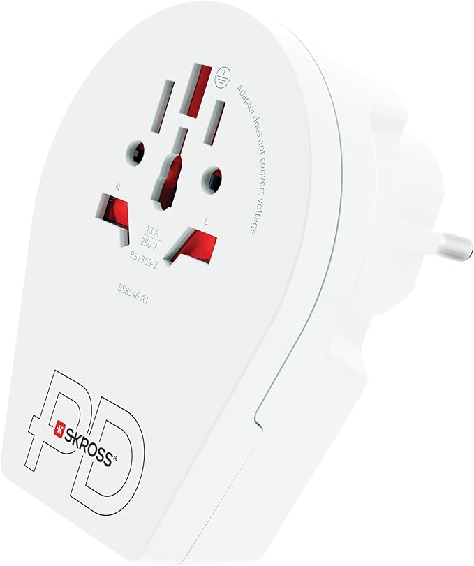Skross 1500290 World To Europe Usb C20Pd