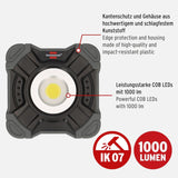 Brennenstuhl 1173700005 SH 1000 MA IP54 Rechargeable LED Work Light, Black/Grey, One Size