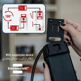 BRENNENSTUHL 1156057135 EXTENSION 5W GREY 3MTR