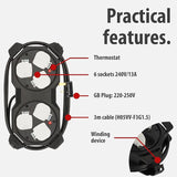 Brennenstuhl 1151613100 Power Station (Power Distributor 3m H05VV-F3G1.5 cable, with 6 sockets, suitable for wall mounting, Made in Germany