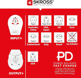 Skross 1500292 World To Us Usb C20Pd